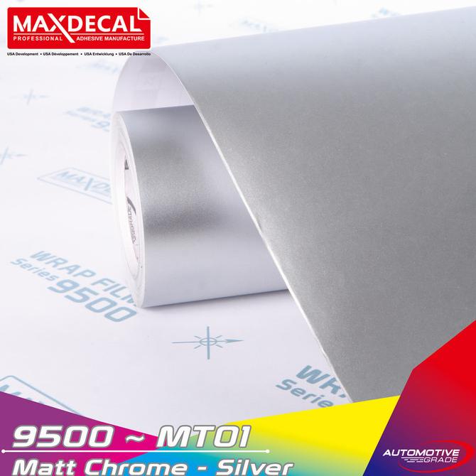 Jual MAX DECAL 9500 MT CHROME MATTE DOFF METALIK PREMIUM CAR WRAP