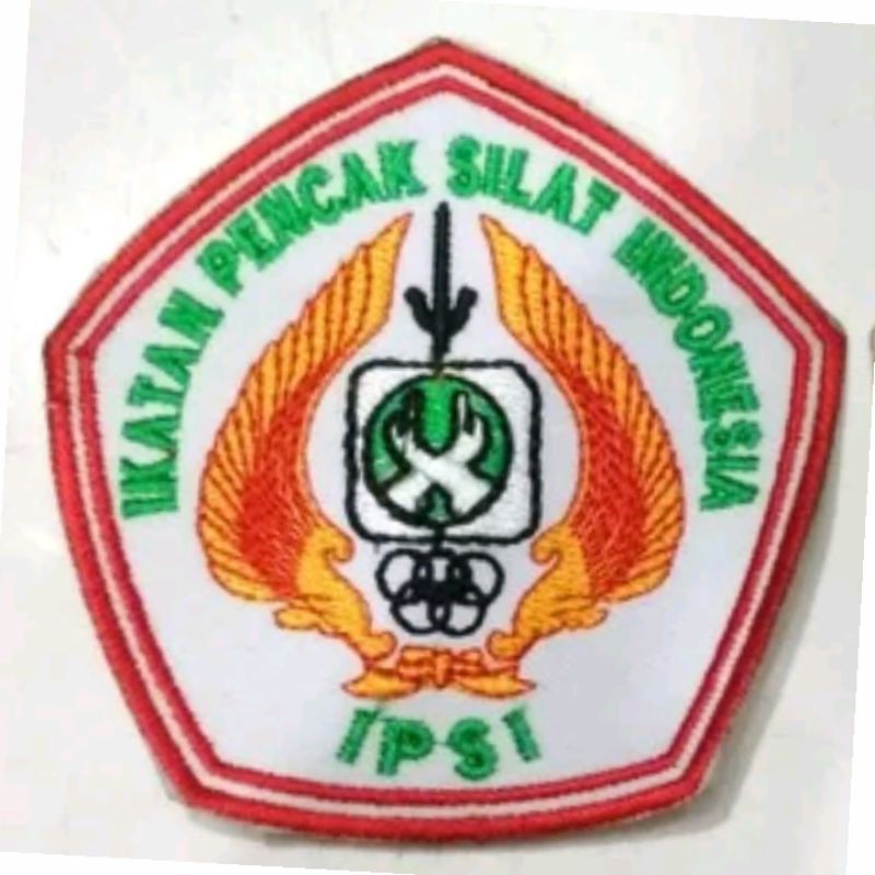 Jual Badge Ipsi Putih Bordir Logo Ipsi Ikatan Pencak Silat Indonesia