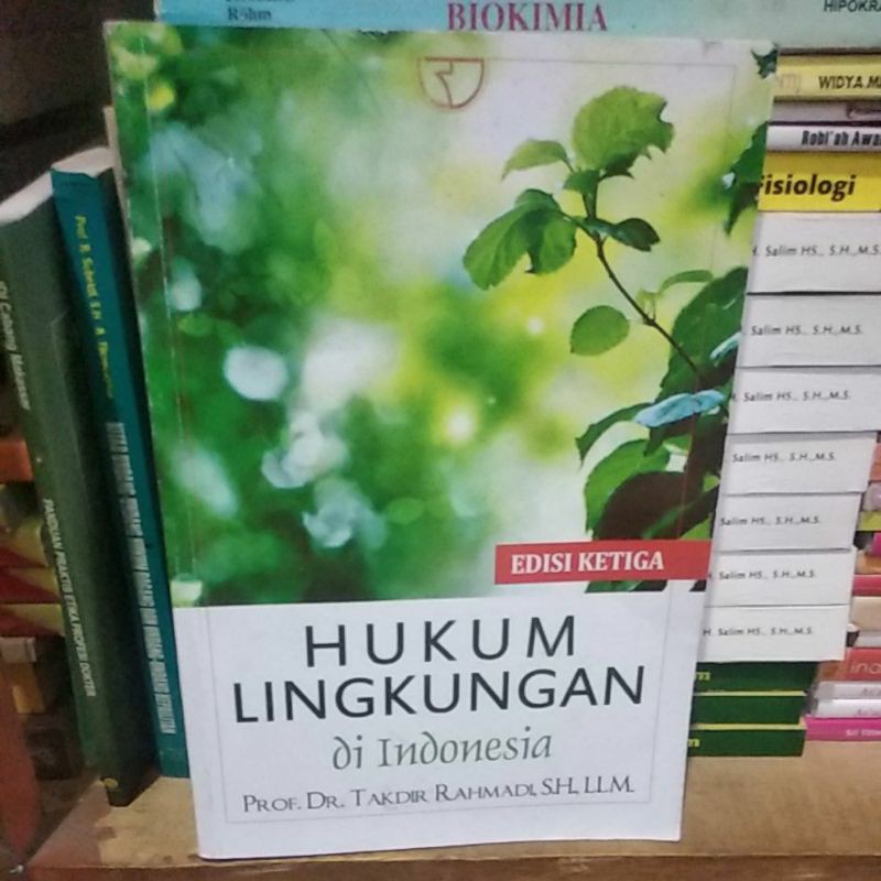 Jual Buku Ori Hukum Lingkungan Di Indonesia Edisi Ketiga Prof Dr Abdul