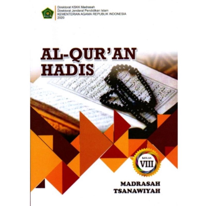 Jual Buku Siswa Al Quran Hadis Kelas 8 MTs Revisi K13 Kemenag Shopee