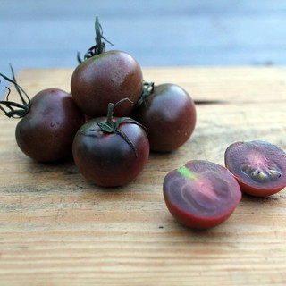 Jual Biji Bibit Benih Tomat Hitam Black Cherry Tomato Tomat Ceri