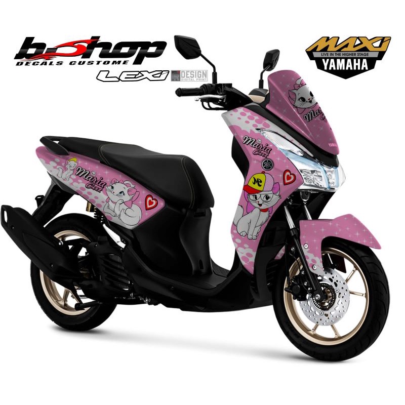 Jual Sticker Decal Yamaha Lexi Old Sticker Striping Variasi Full Body