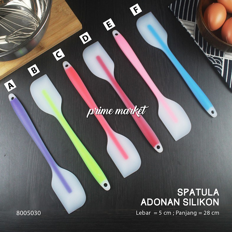 Jual Spatula Pengaduk Adonan Transparan Spatula Kue Silikon Food Grade