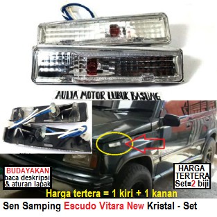 Jual Lampu Sen Samping Escudo Vitara New Kristal Set Kiri