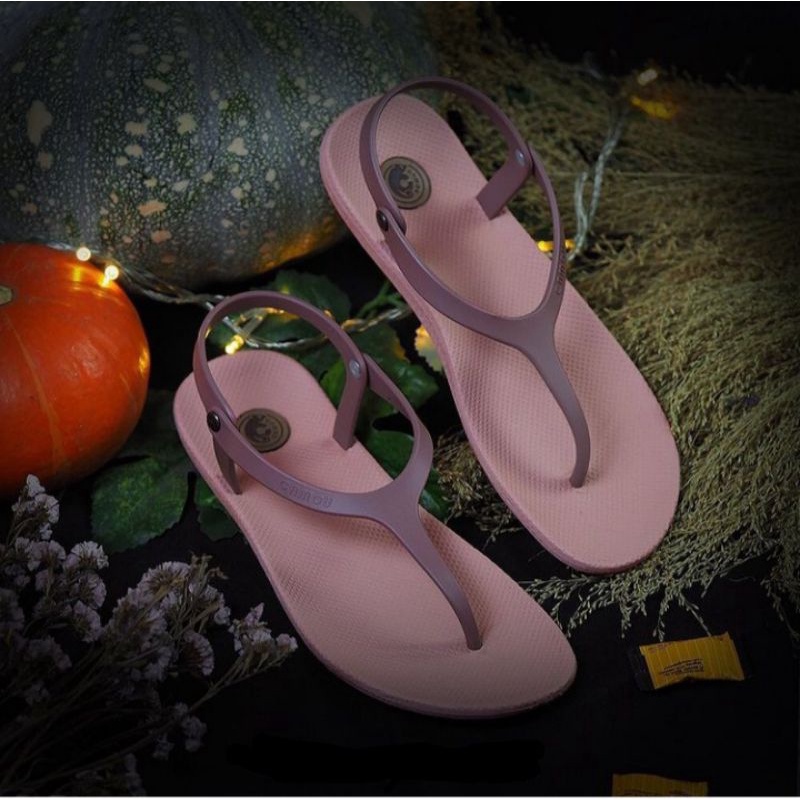 Jual Sandal Jepit Wanita Camou Milea Tali Belakang Sendal Pantai Camau