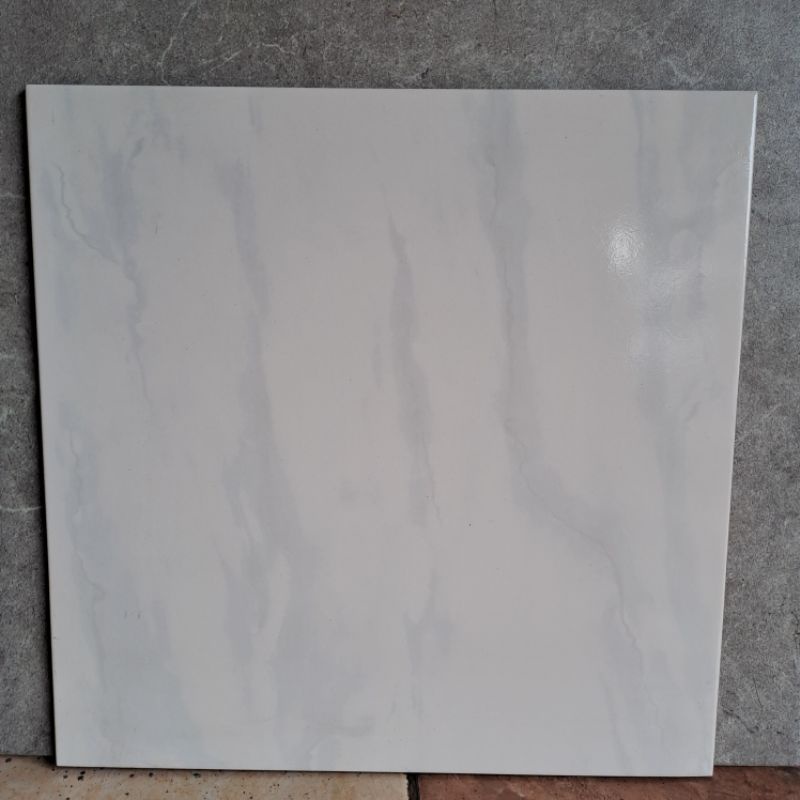 Jual Keramik Lantai Dasar Putih Marble Mulia GNET 40x40 AWAN GREY