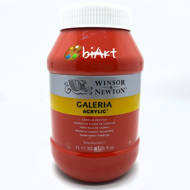 Jual Cat Akrilik Galeria Acrylic Colour 1 Litre CADMIUM RED HUE Winsor