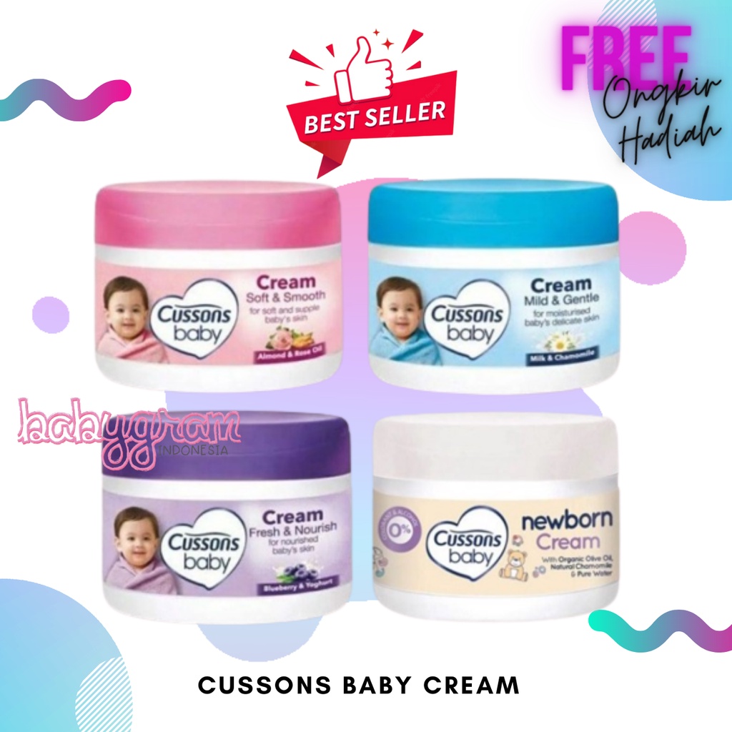 Jual Cusson Baby Cream Gr Dan Gram Krim Bayi Cussons Pelembab