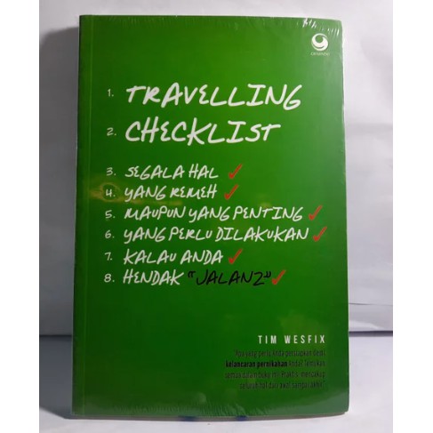 Jual Buku Travelling Checklist Tim Westfix Buku Traveling Buku Hobi