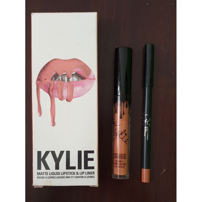 Jual Kylie Lip Kit Matte Liquid Lipstick Dirty Peach Original Usa