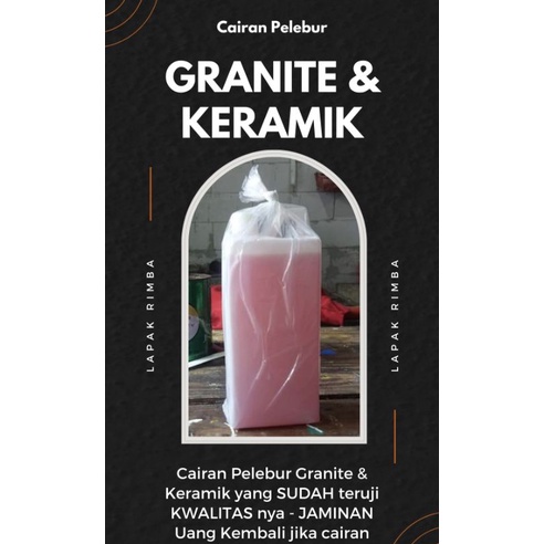 Jual Cairan Pelebur Granit Keramik Ukuran Liter Liter