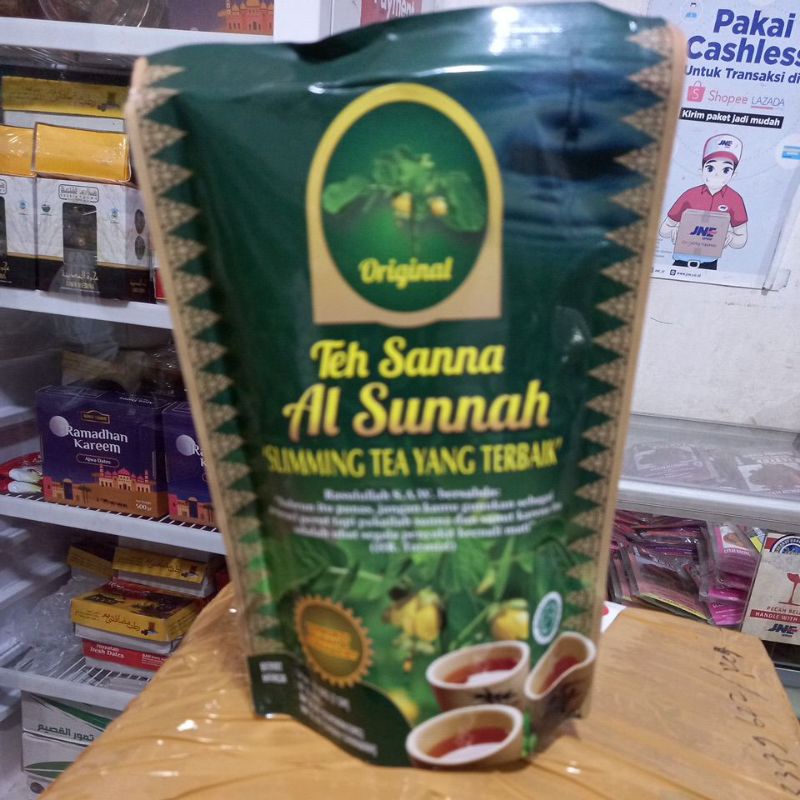 Jual Teh Sanna Al Sunnah Herbal Pelangsing Alami Kemasan Baru Shopee