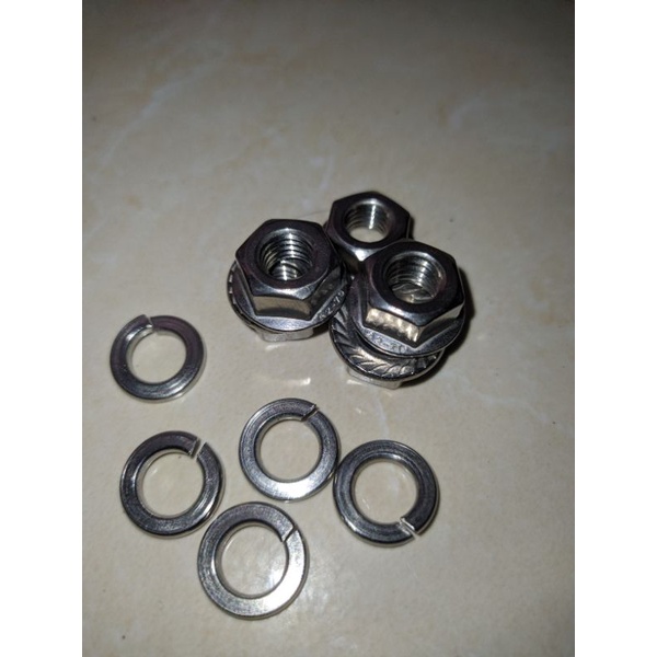 Jual BAUT STAINLESS SET MODEL PAYUNG UNTUK TROMOL VESPAS SUPER SPRINT