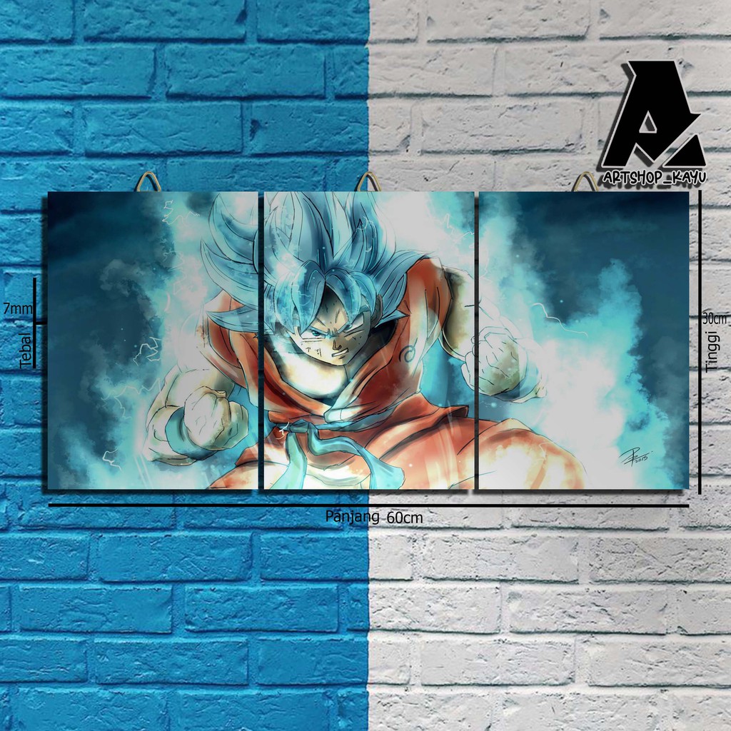 Jual Hiasan Dinding Hiasan Kamar DRAGON BALL Poster Kayu Pajangan Rumah