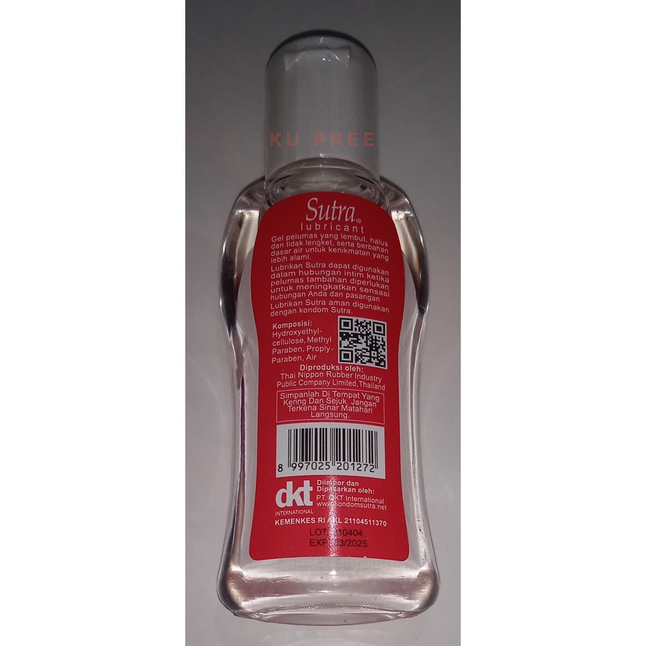 Jual Sutra Lubricant Pelumas Pelicin Gel 50ML Shopee Indonesia