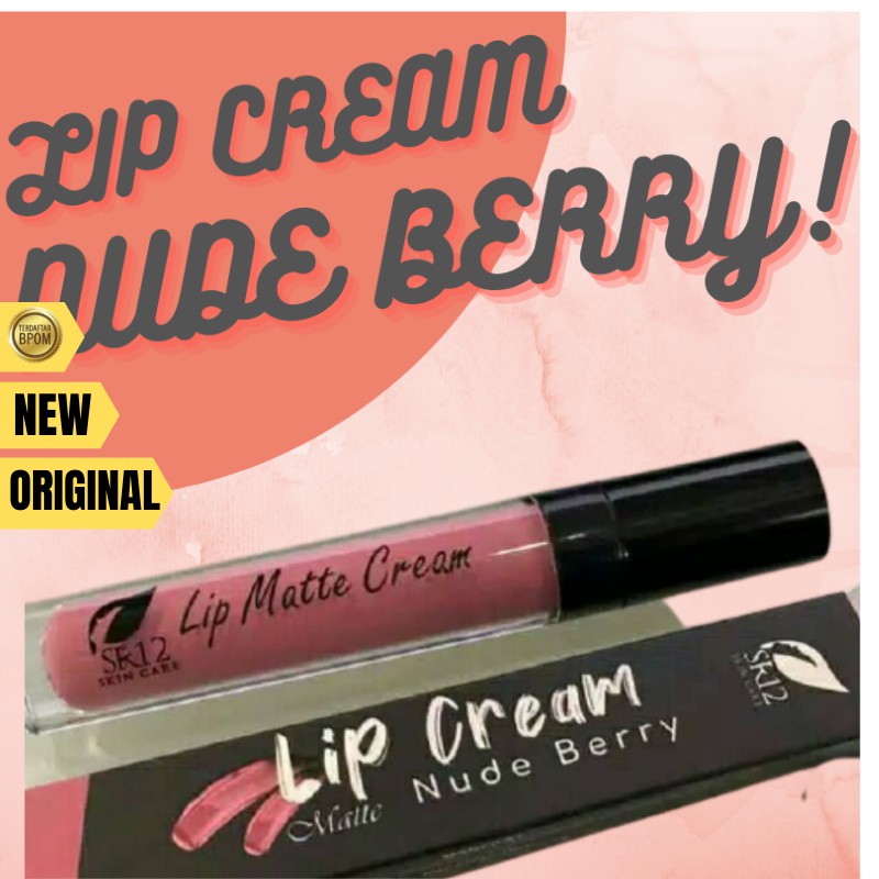 Jual LIPCREAM NUDE BERRY SWEET PINK CHERIS CANTIK MATTE Shopee