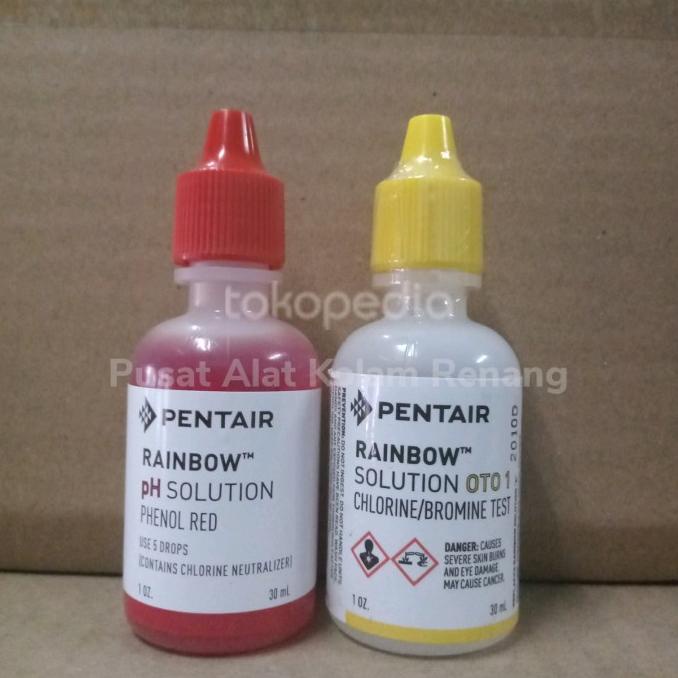 Jual 0 0 0 Refill Isi Ulang Pentair Rainbow PH CL 30ml Test Kit