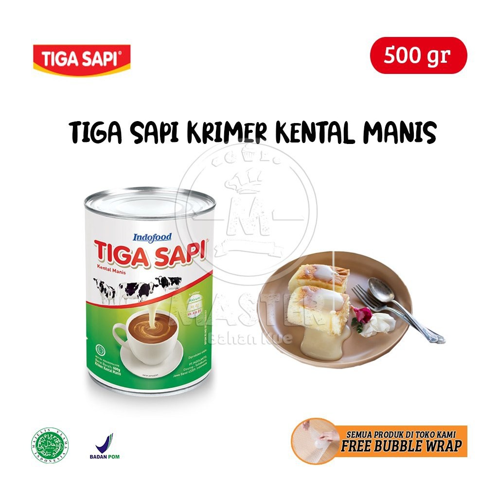 Jual Tiga Sapi Krimer Kental Manis Kaleng 490 Gr Shopee Indonesia