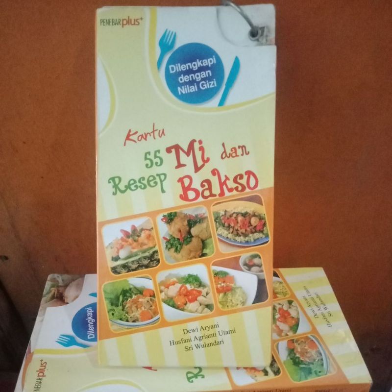 Jual Buku Masak Kartu 55 Mi Dan Resep Bakso Shopee Indonesia