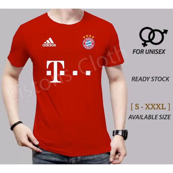 Jual Di Jual Kaos Bayern Munchen Merah Baju Jersey Bola Tshirt Fans