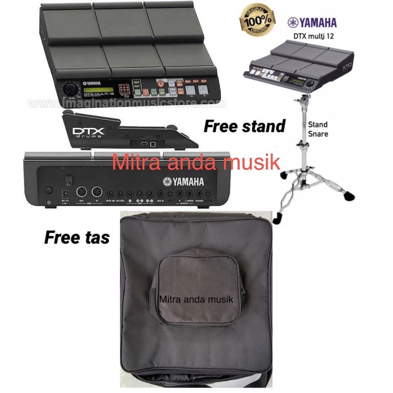 Jual Yamaha Drumpad Dtx Multi Stand Dan Tas Shopee Indonesia