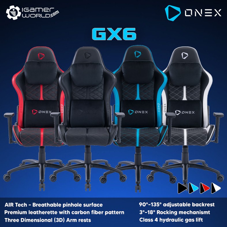 Jual ONEX GX6 Premium Quality Gaming Chair Kursi Gaming Shopee