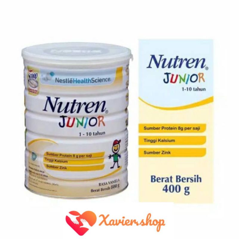 Jual NESTLE Nutren Junior 400gr Rasa Vanila Nutrisi Penambah Berat