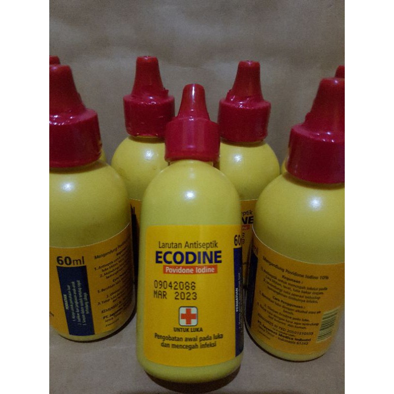 Jual Onemed Povidone Iodine Ecodine 60 Ml Obat Merah Antiseptik 60ml