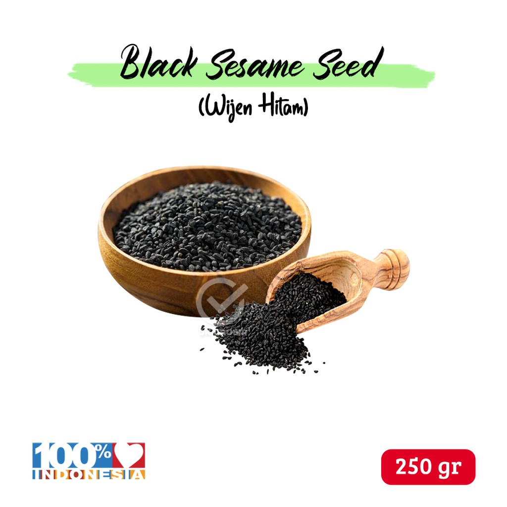 Jual Wijen Hitam Black Sesame Seed Organik Gr Shopee Indonesia