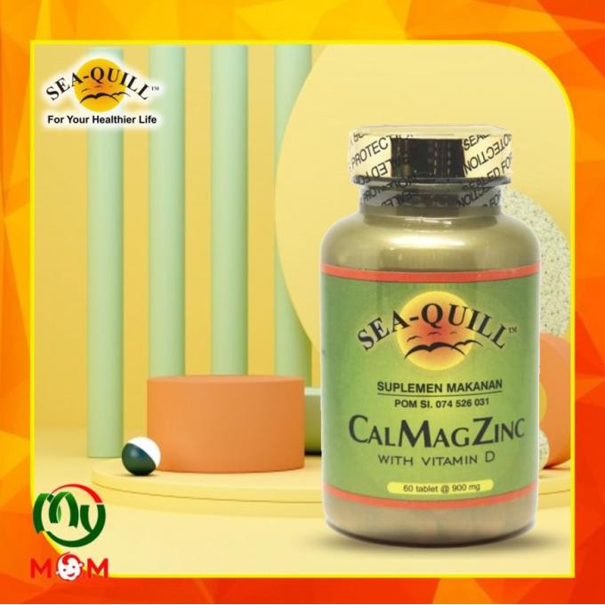 Jual BPOM Sea Quill CalMagZinc 60 Tab Sea Quill Cal Mag Zinc