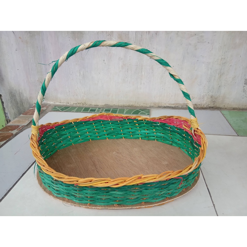 Jual Keranjang Parsel Ombak Satuan Size L Parsel Buah Bunga Shopee