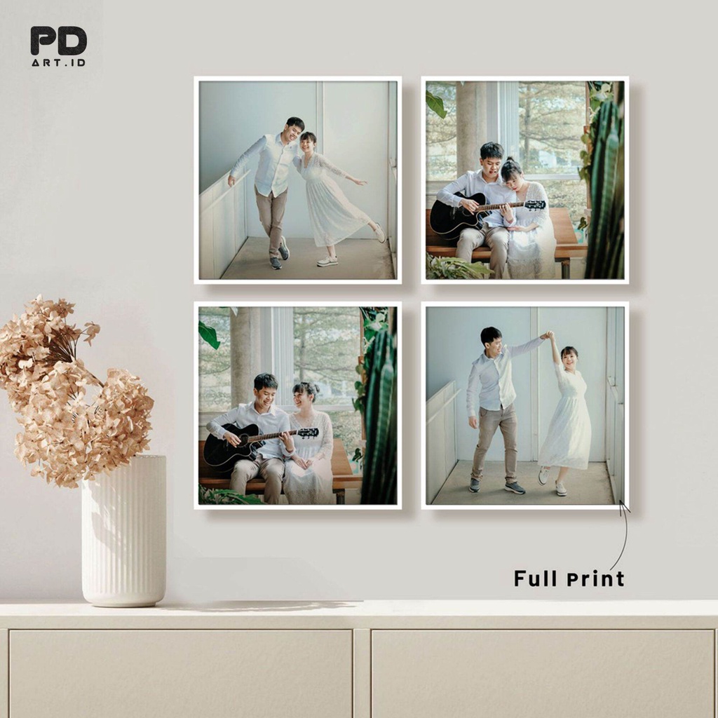 Jual Cod Pcs Photo Wall Premium Cetak Foto Plus Bingkai Premium