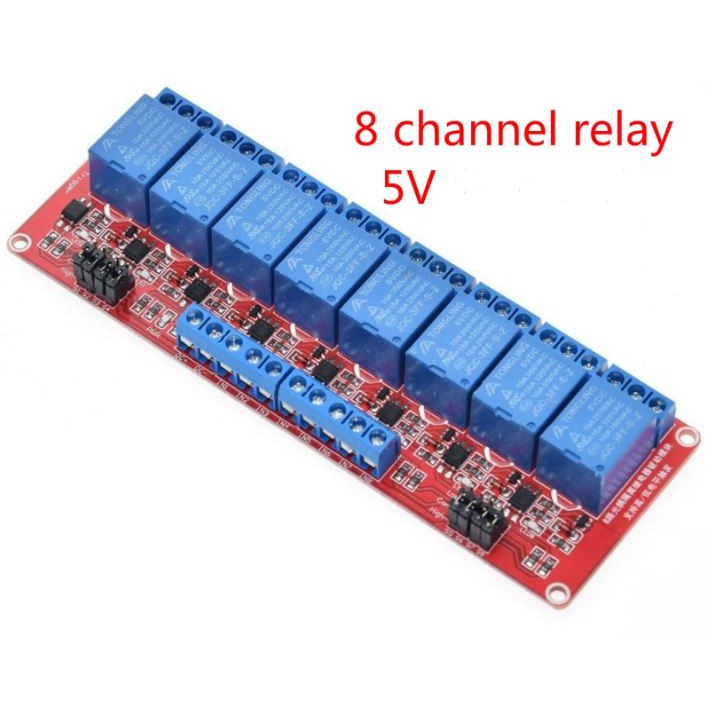 Jual Module Relay 8 Channel 5V With Optocoupler Isolation Supports HIGH