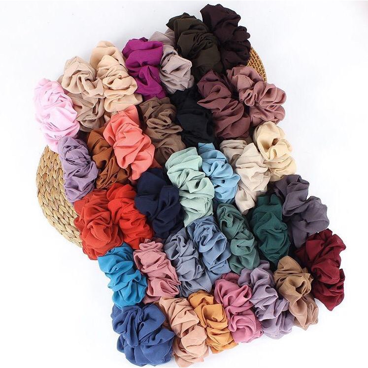 Jual Scrunchie Jumbo Cepol Ikat Rambut Shopee Indonesia