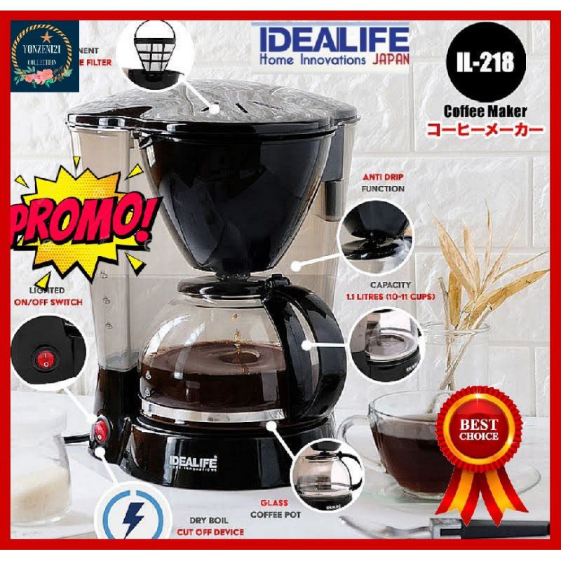 Jual Coffee Maker Mesin Pembuat Kopi Litre Cups Il