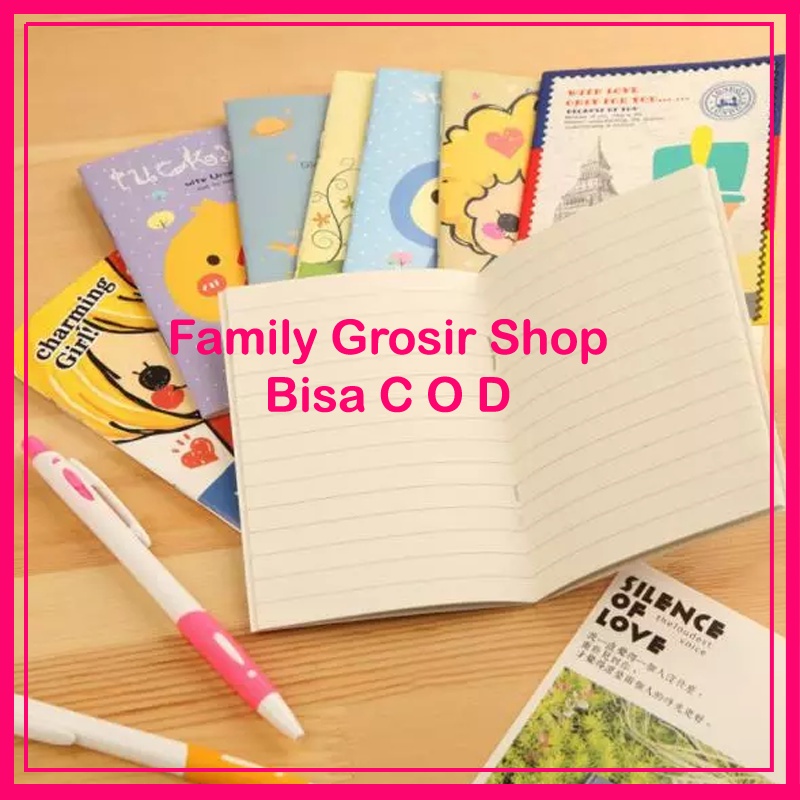 Jual Note Book Mini Buku Tulis Memo Kecil Lucu Isi Lembar Shopee