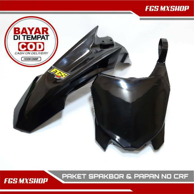 Jual Paket Spakbor Depan Crf L Dan Papan Nomor Crf Supermoto