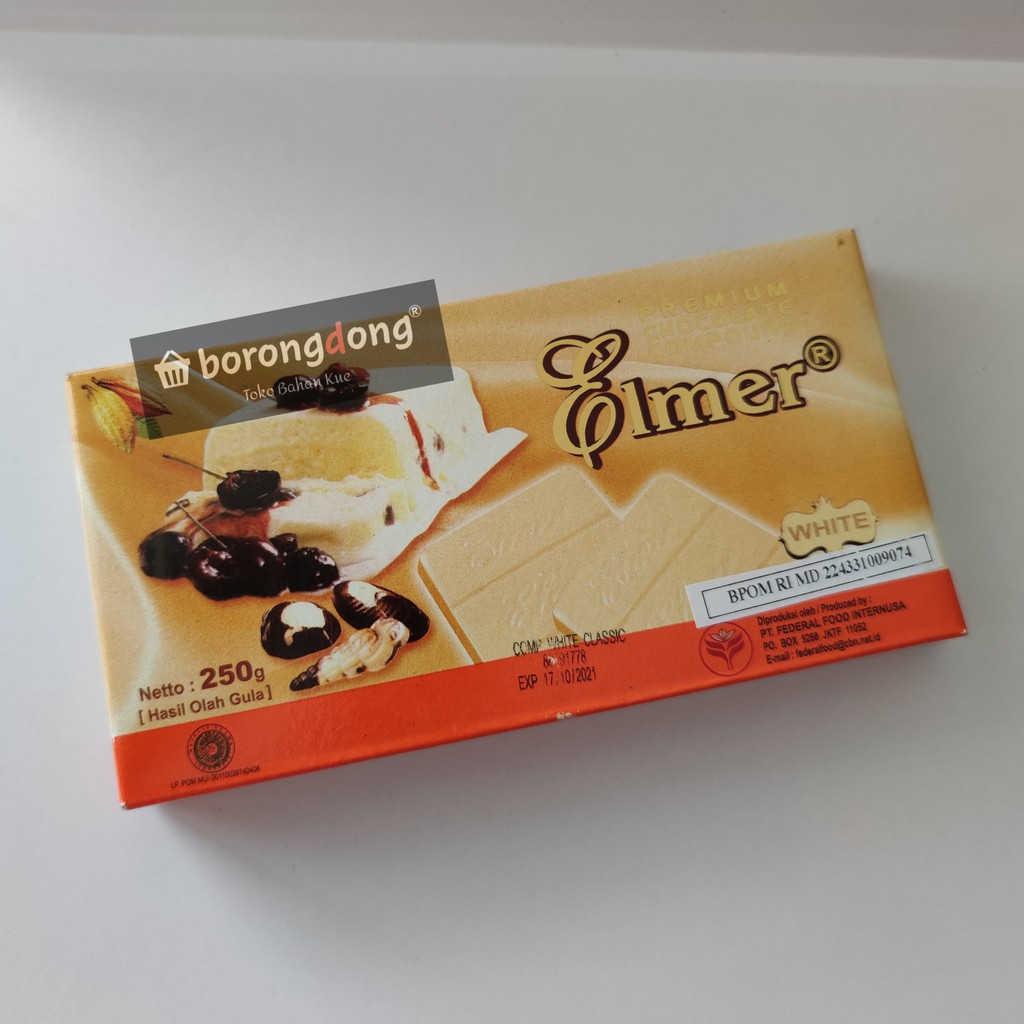 Jual Elmer Chocolate Compound G Dark White Shopee Indonesia