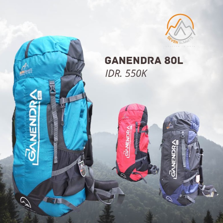 Jual Tas Carrier Seven Summits Ganendra 80 Liter Original Ransel Gunung