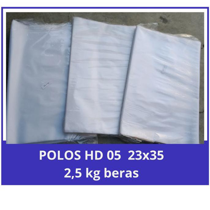 Jual Plastik Polos HD 2 5 Kg Beras Shopee Indonesia