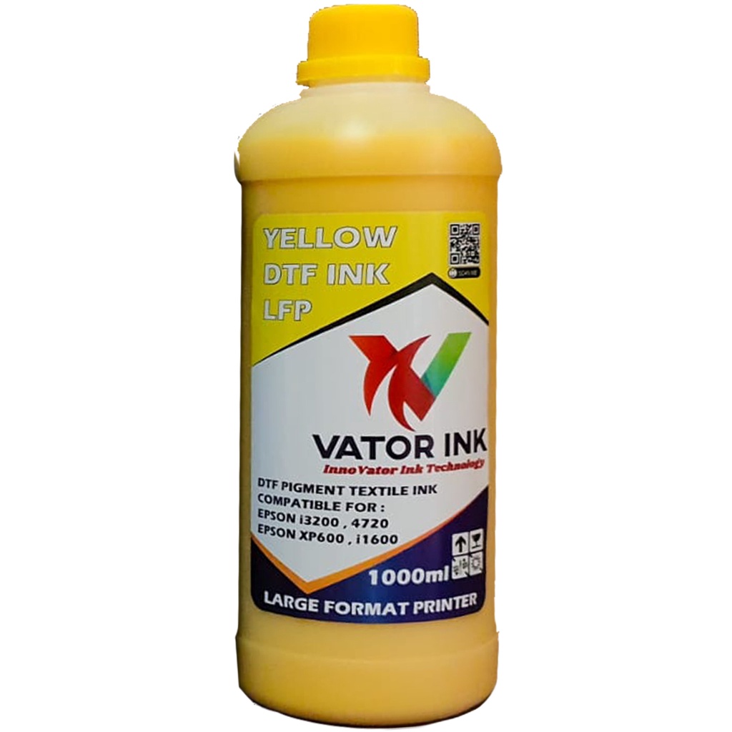 Jual Tinta Vator DTF LFP Large Format Printer CMYKW 1000ml Shopee