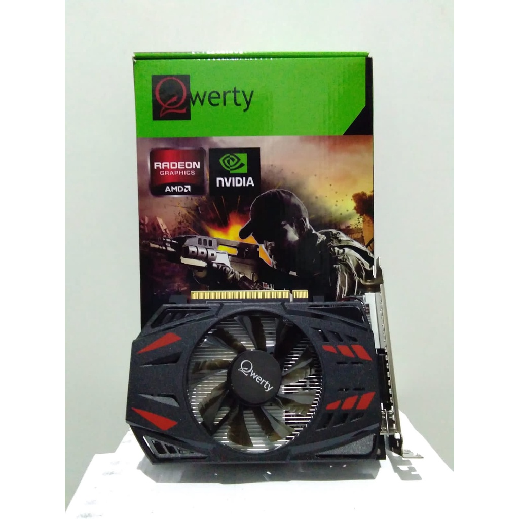 Jual Vga Card Qwerty Geforce Gt Gb Ddr Shopee Indonesia