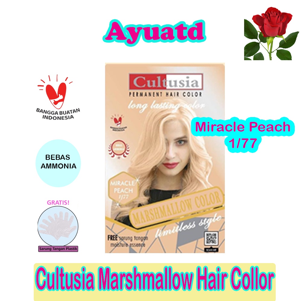 Jual Cultusia Hair Marshmallow Color Permanent Shopee Indonesia