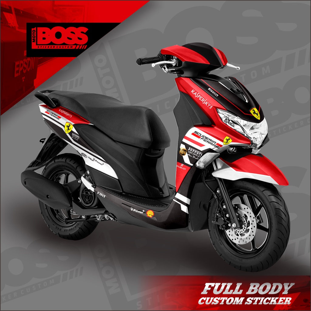 Jual Decal Sticker Yamaha Freego Full Body Stiker Decal Yamaha Freego