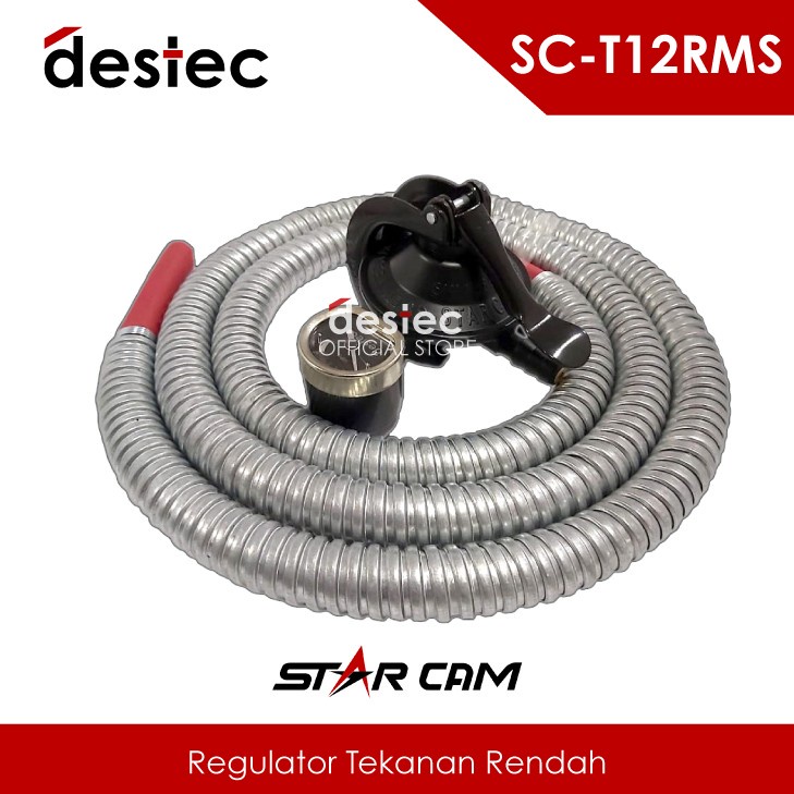 Jual Paket Regulator Gas Meter Selang StarCam SC T12RMS Tekanan