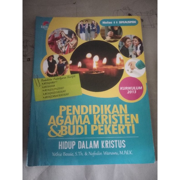 Jual Buku Agama Kristen Dan Budi Pekerti Sma Kelas Penerbit Bpk