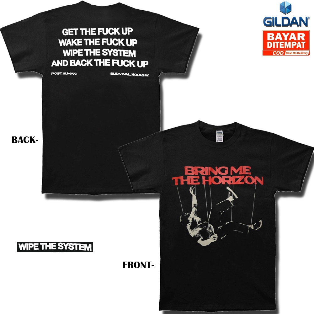 Jual Bring Me The Horizon Wipe The System T Shirt Kaos Band Bmth