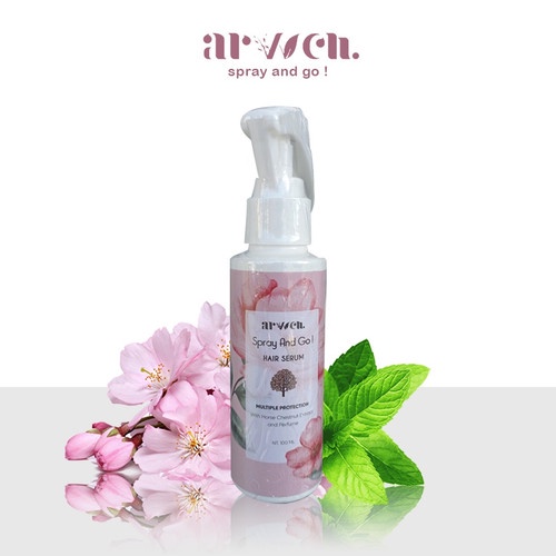 Jual Arvven Hair Serum Spray And Go Arven Serum Rambut Untuk