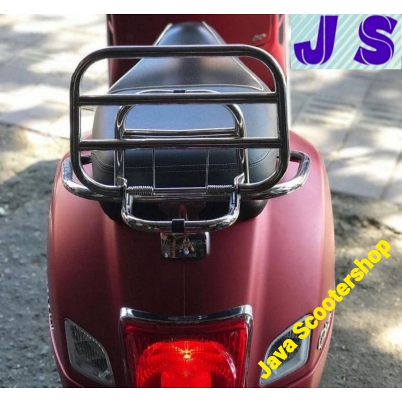 Jual Back Rack Backrack Vespa Lx Lxv S Primavera Sprint Gts