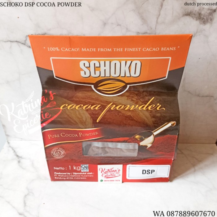 Jual Ready Schoko Dsp Cocoa Powder Kg Dutch Processed Cokelat Bubuk